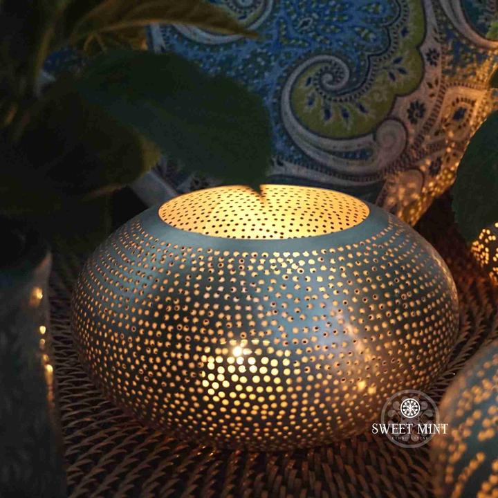 Actual product image Sweet Mint Oriental Lantern Dots