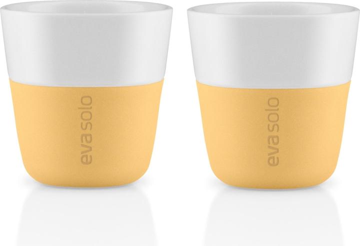 Produktbild Eva Solo Espressotasse 80 ml, 2 Stück, Gelb/Weiss (80 ml, 2 x)