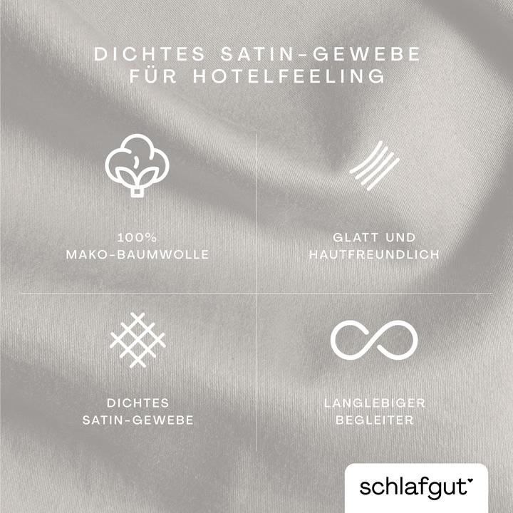 Actual product image schlafgut Woven Satin (Duvet cover, 70 x 90 cm)