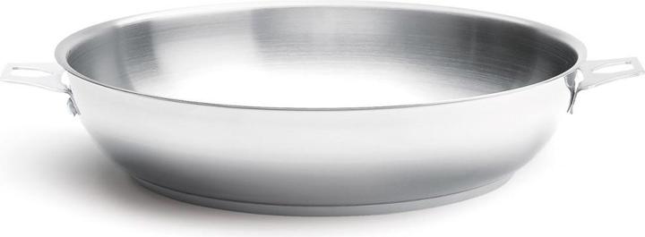 Actual product image de Buyer Twisty frying pan without handle induction (24 cm, Frying pan, Stainless steel)