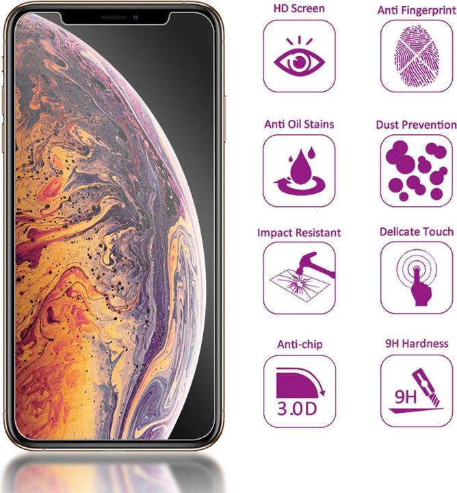 Immagine prodotto Nalia Vetro di protezione per la visione (1 Pezzo/i, Apple iPhone X)
