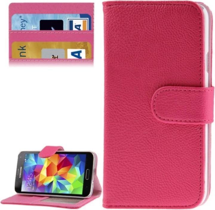 Produktbild König Design Schutzhülle Case (Flip Quer) für Handy Samsung Galaxy S5 / S5 Neo Pink (Samsung Galaxy S5, Samsung Galaxy S5 Neo)
