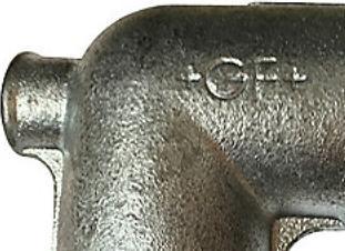 Image du produit Georg Fischer 1,1/2" x 1,1/2" x 1,1/4" Té galvanisé