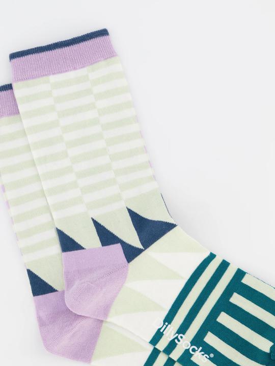 Actual product image DillySocks Chaussettes "Premium pastel tile" Ã©cru (Single pack, 39 - 41)