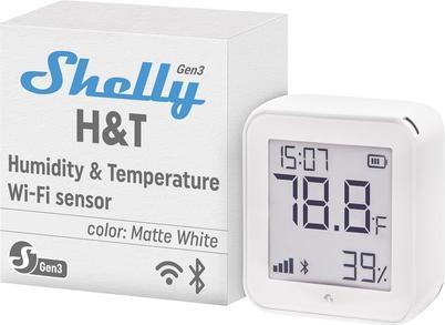 Produktbild Shelly H&T Gen 3 Matte White