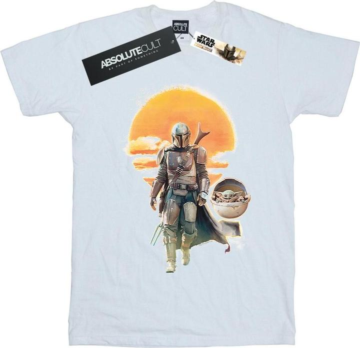 Produktbild Star Wars The Mandalorian Sunset Poster TShirt (XL)
