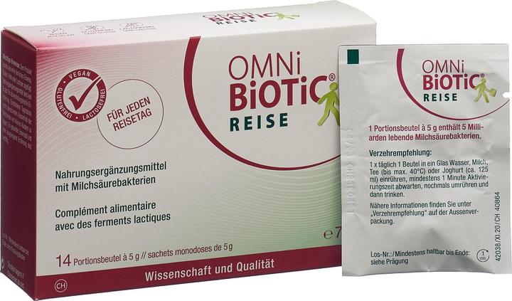 Produktbild Omni Biotic Reise Pulver (neu) (14 Stück, Pulver, 100 g)