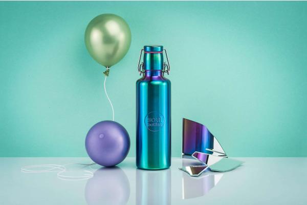 Immagine prodotto Soulbottles Soulbottle in acciaio leggero Utopia con manico (0.75l) (0.75 l)
