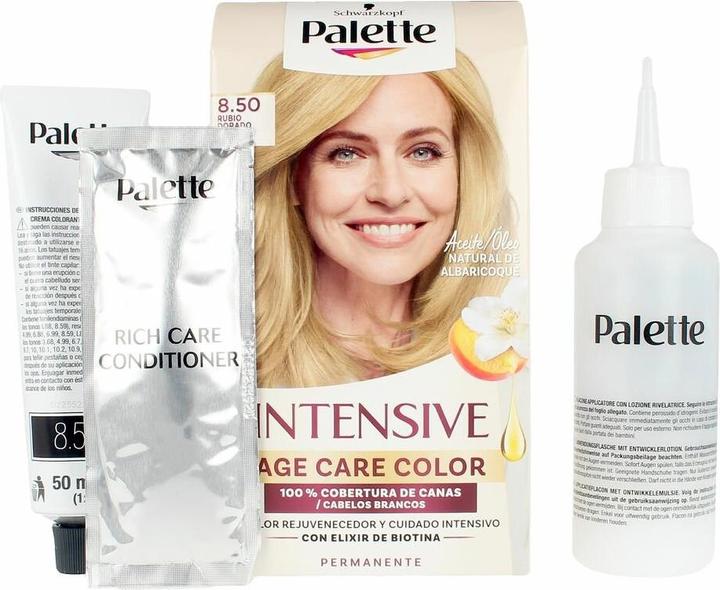 Actual product image Schwarzkopf INTENSIVE colour rejuvenecedor permanente #8.50-rubio dorado 1 u (8.50-rubio dorado 1 u)