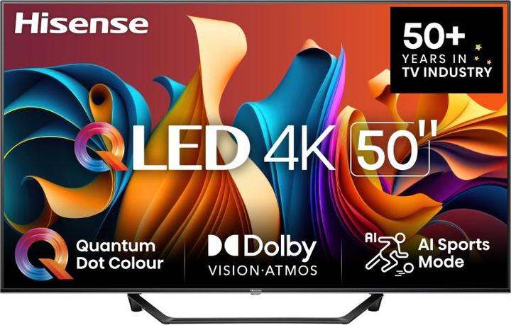 Produktbild Hisense TV TV 50A7NQ 50" 4K, QLED, 60Hz (50", QLED, 4K, 2024)