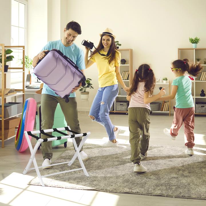 Actual product image Relaxdays Folding Luggage Rack (Suitcase rack)