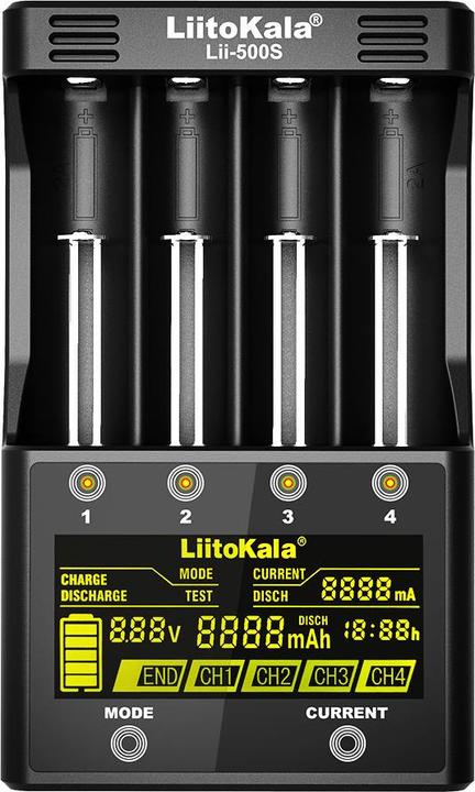Actual product image Swaytronic Lithium-ion charger Lii-500S (1 pcs., Battery + charger)