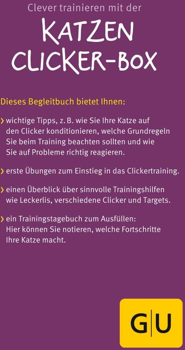 Actual product image Katzen-Clicker-Box (German, Birgit Rödder, 2013)