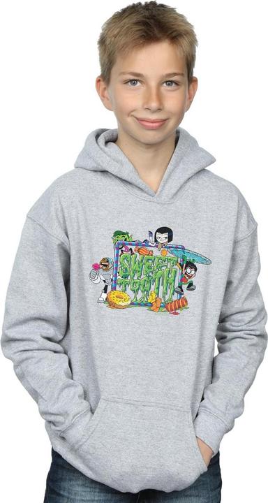 Image du produit - Sweat à capuche TEEN TITANS GO SWEET TOOTH - Garçon (140, 146)