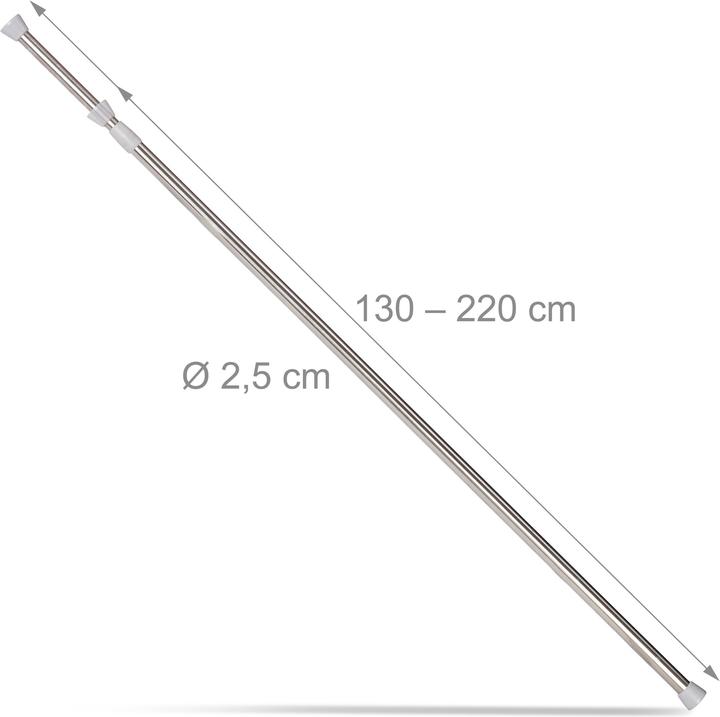 Image du produit Relaxdays Barre Télescopique Tringle Rideaux