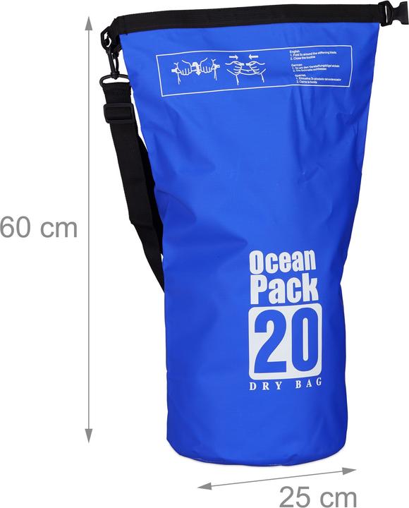 Actual product image Relaxdays 20 L Waterproof Dry Bag (20 l)