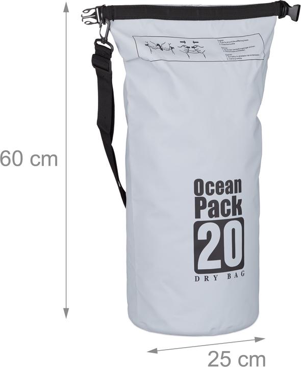 Image du produit Relaxdays Sac Ocean Pack 20 litres (20 l)