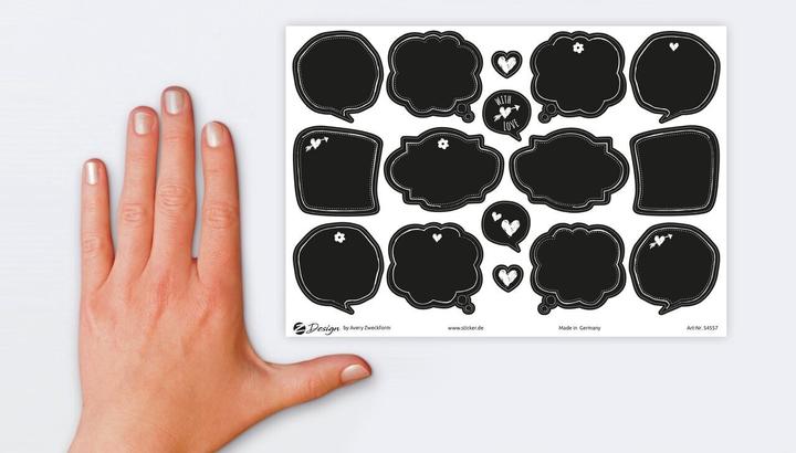 Actual product image Avery Deco stickers