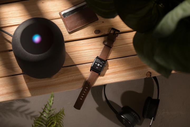 Image du produit Nomad Sangle de connexion moderne (44 mm, Acier inoxydable, Cuir)