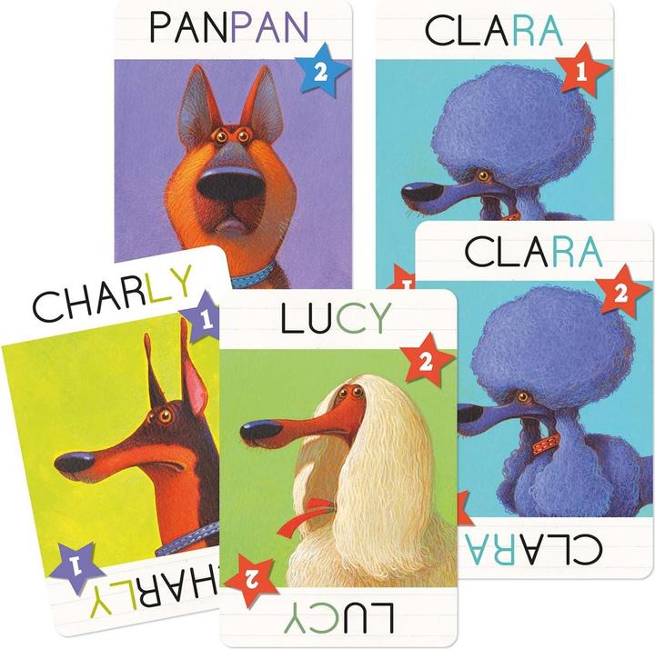 Produktbild Djeco Kartenspiel Top Dogs (Deutsch, Französisch, Italienisch, Englisch)