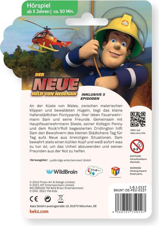 Produktbild Kekz Feuerwehrmann Sam - Audio Chip (Deutsch)