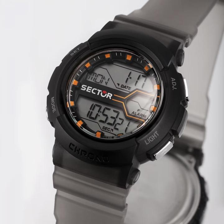 Immagine prodotto Sector R3251547001 EX-39 Orologio digitale da uomo 44mm 10ATM (Orologio digitale, 44 mm)