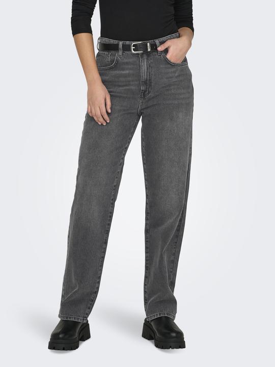 Actual product image Only Straight cut medium waist jeans Straight fit jeans (W27/L32)