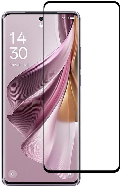 Produktbild PhoneLook 3D Tempered Glass Full Screen Display Schutzglas mit schwarzem Rahmen (1 Stück, Oppo Reno 10 Pro, OPPO Reno 10)
