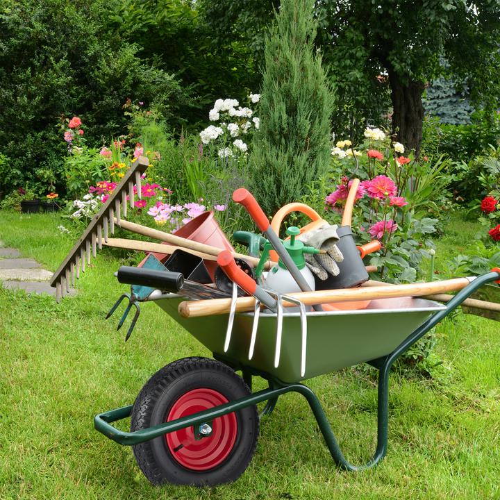 Produktbild Relaxdays Schubkarrenrad