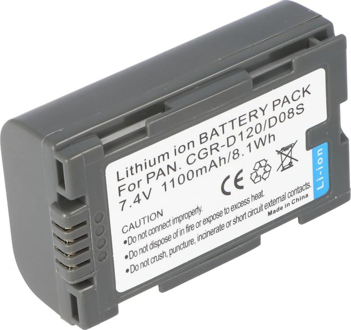Produktbild AccuCell Akku Panasonic CGR-D120, CGR-D08, CGP-D14 (Akku)