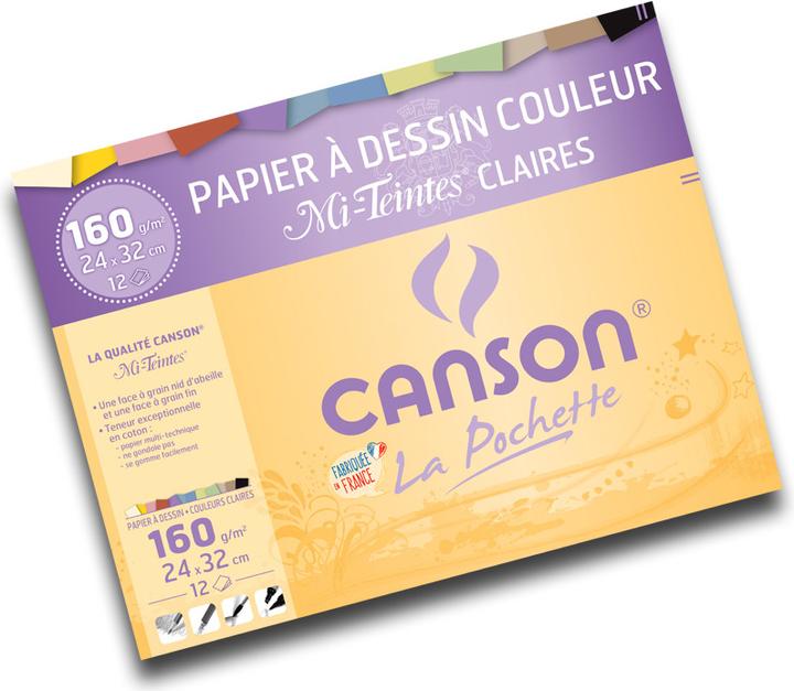 Actual product image Canson Mi-Teintes (160 g/m², 12 x)