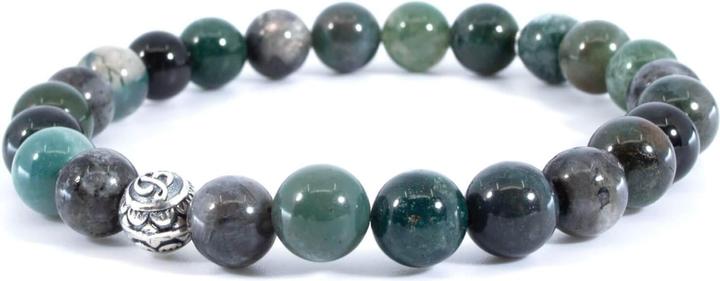 Image du produit Balibay Rafat (20.50 cm, Labradorite, Argent sterling 925, Agate, Agate de mousse, Pierre précieuse)