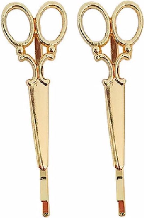Immagine prodotto A&A Capelli Clips Forbici oro 2 Pack Metal Look (2 pz.)