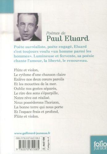 Image du produit Poèmes de Paul Eluard (Français, Eluard Paul, 2014)