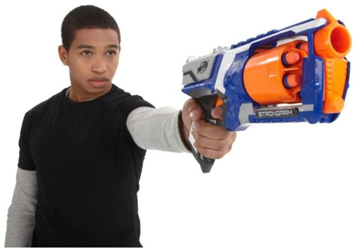 Actual product image Hasbro Nerf N-Strike Elite Strongarm 2 Piece