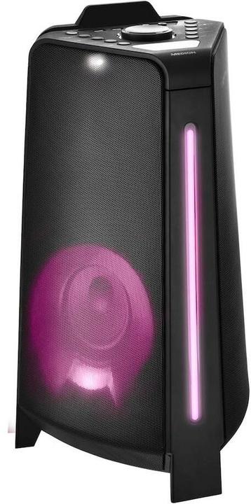 Image du produit Medion MD 43552 Enceinte de fête noire (4 h, Fonctionnement sur secteur, Fonctionnement sur batterie)