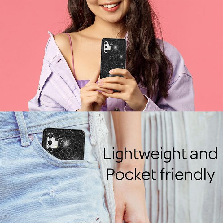 Actual product image Nalia Glitter mobile phone case (Samsung Galaxy A32 5G)