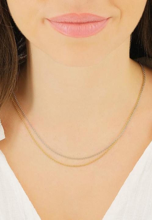 Image du produit Muau Ancrage rond (750, Or blanc, Or jaune 18 carats, 45 cm)