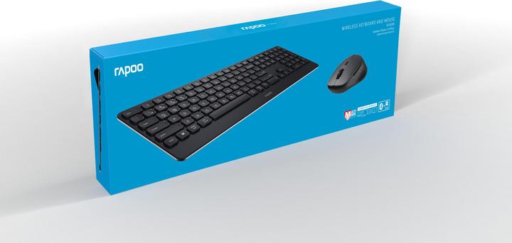 Actual product image Rapoo 9390M Ultraslim Deskset (CH, Wireless)