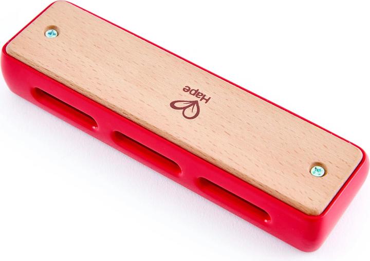 Actual product image Hape Blues harmonica (German, French, Italian, English)