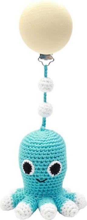 nature Zoo natureZOO Jouet pour poussette, Turquoise Octopus