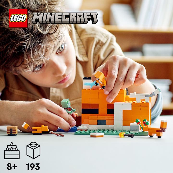 Produktbild LEGO Die Fuchs-Lodge (21178, LEGO Minecraft)