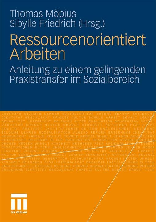 Produktbild Ressourcenorientiert Arbeiten (Deutsch, Sibylle Friedrich, Thomas Möbius, 2010)