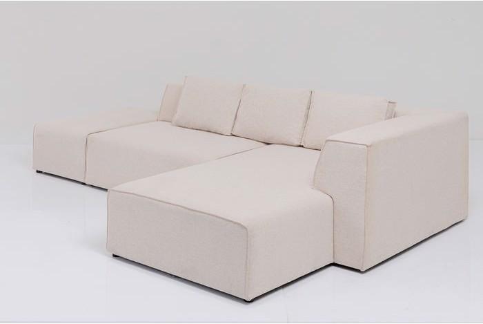 Actual product image Kare Design Corner Sofa Infinity Ottomane Creme Right (Corner sofa)