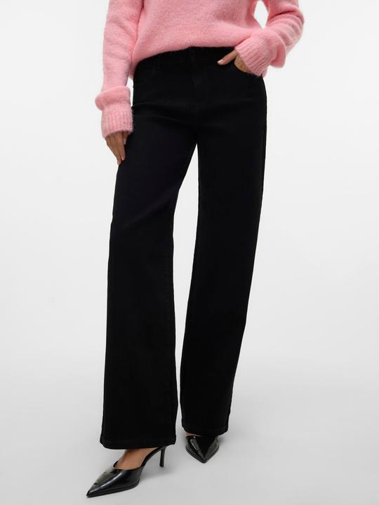 Actual product image Vero Moda VMELLY Mid Rise Weiter Beinschnitt Jeans Weit geschnitten (30)