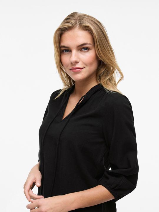 Produktbild Vila VIPETRA Split Neck Oberteil mit 3/4-Ärmeln (42)