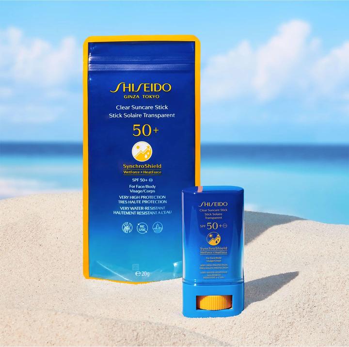 Produktbild Shiseido Clear Suncare Stick (Sonnenspray, SPF 50+, 20 g)