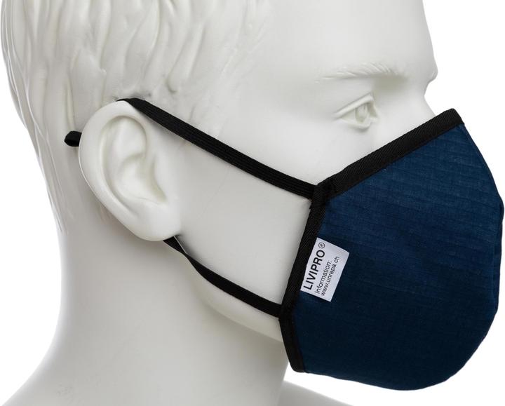 Immagine prodotto Unrepa Maschera comunitaria in tessuto LIVIPRO Compact, lavabile, taglia M (1 x)
