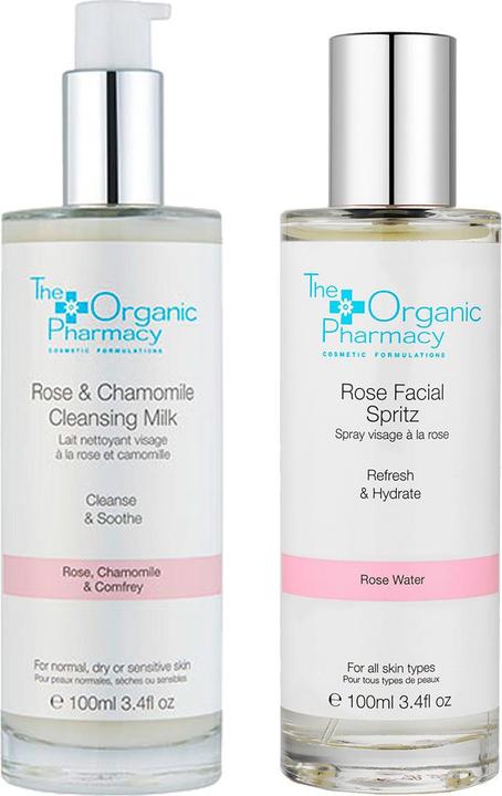 The Organic Pharmacy Sensible Haut Reinigungsduo (Reinigungsmilch, 100 ml)