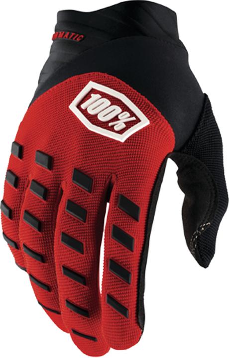 Actual product image 100% Gants Airmatic Youth rouge-noir KM (M)